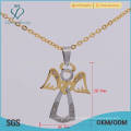 Antique design angel charm pendant, gold & silver wholesale jewelry pendant